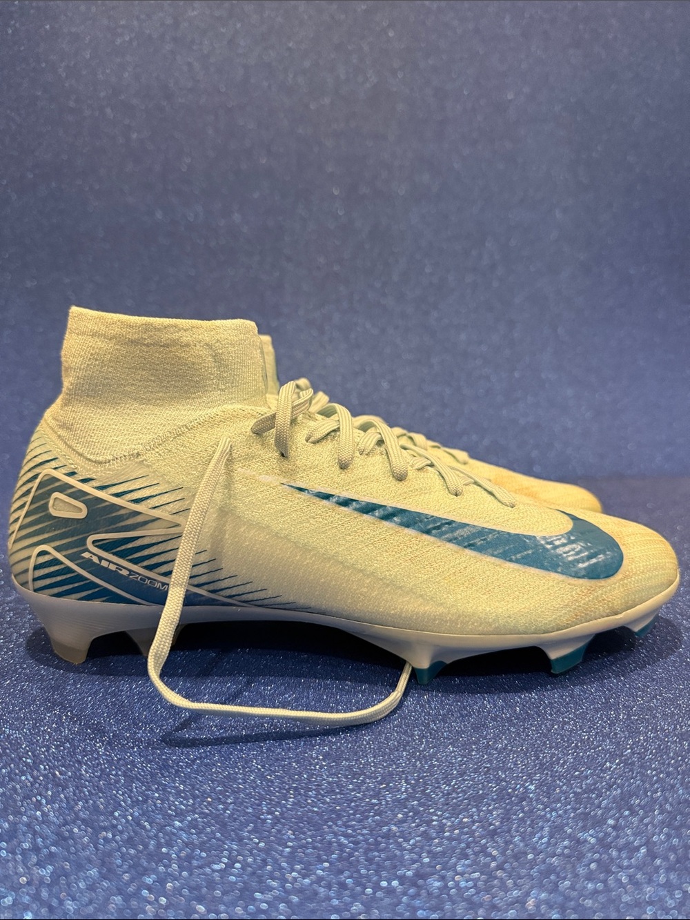 Nike Zoom Superfly 10 Elite FG Ice Pack HF7873-400 Men’s Size 7 Light Blue/Blue